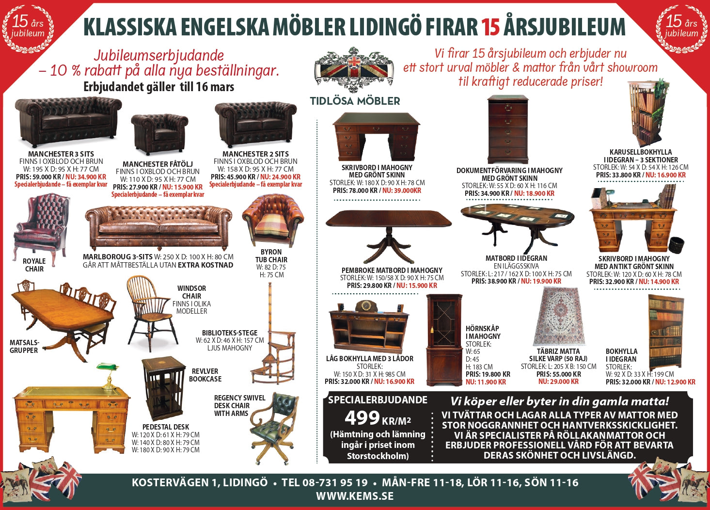 Klassiska Engelska Möbler