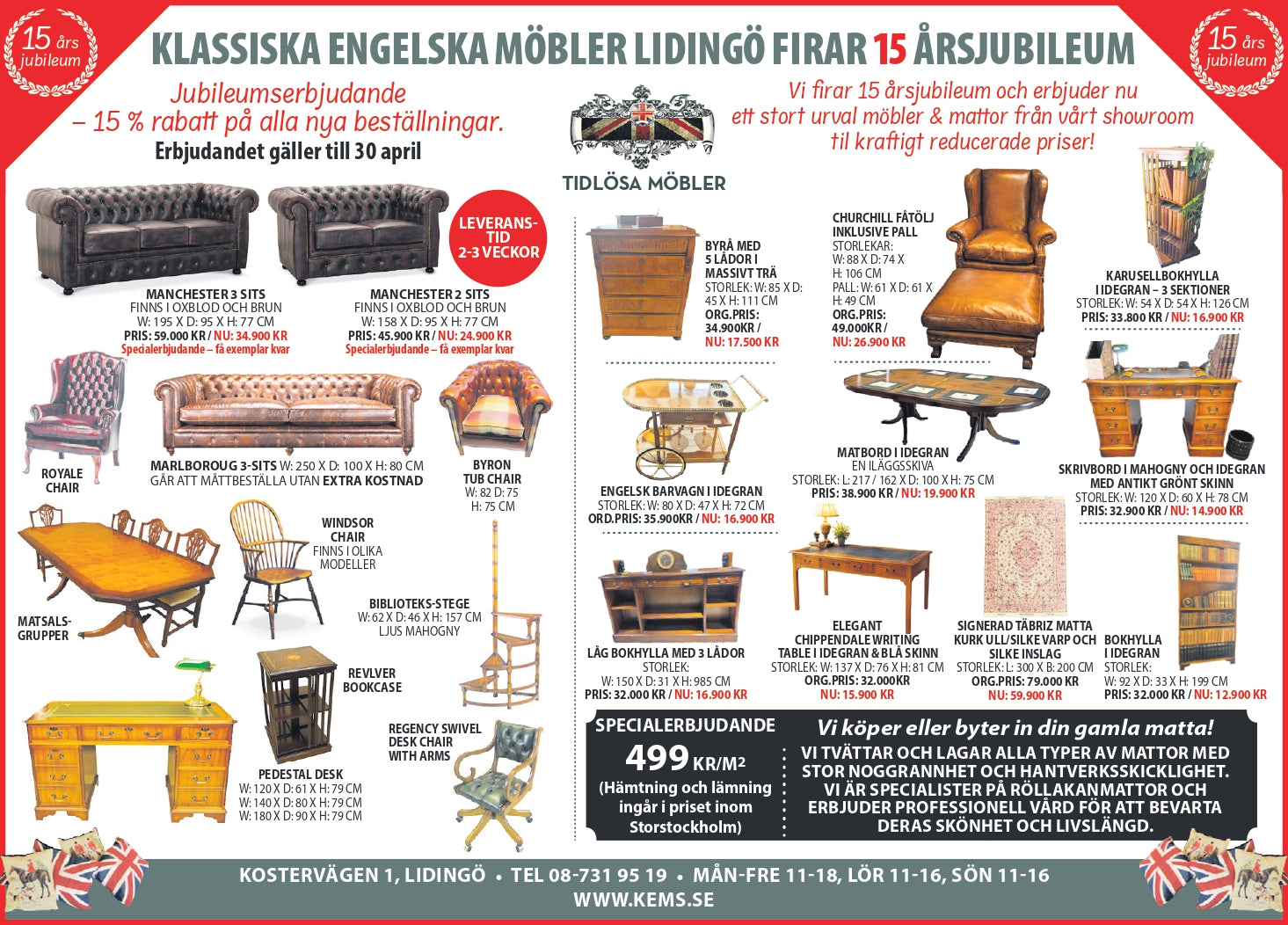 Klassiska Engelska Möbler