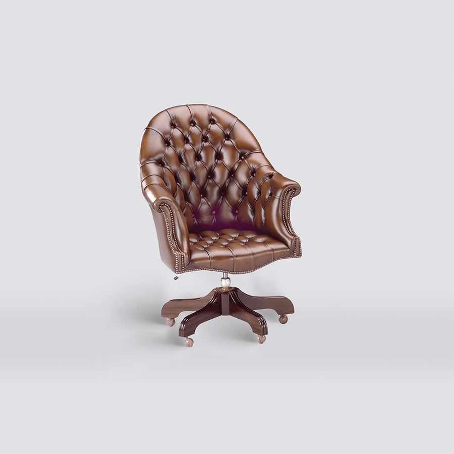 Directors Swivel Chair - Klassiska Engelska Möbler