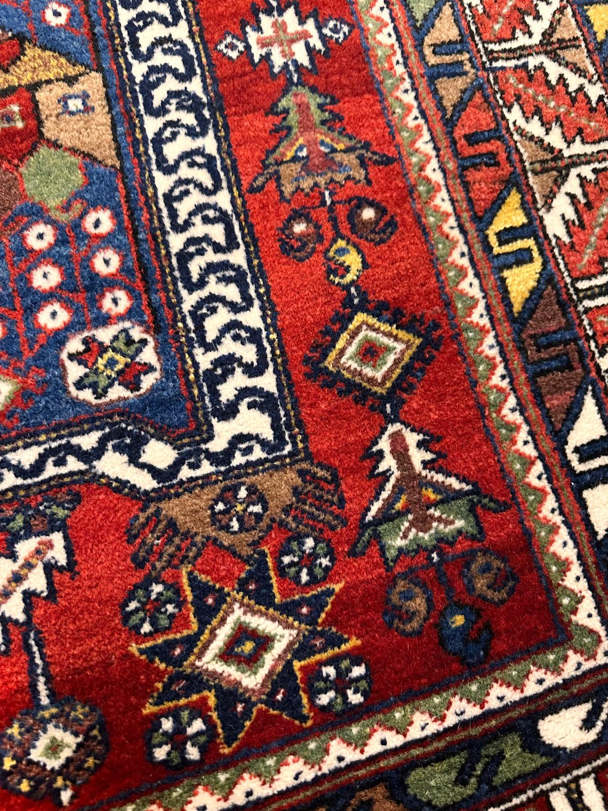 Antik Kazak Bordjalou Matta – (200 × 144 cm)