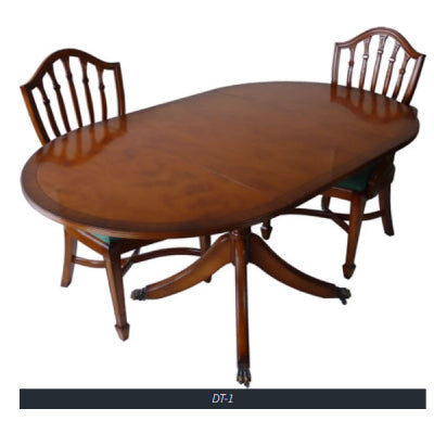 Bow and D End Extendable Dining Tables - Klassiska Engelska Möbler