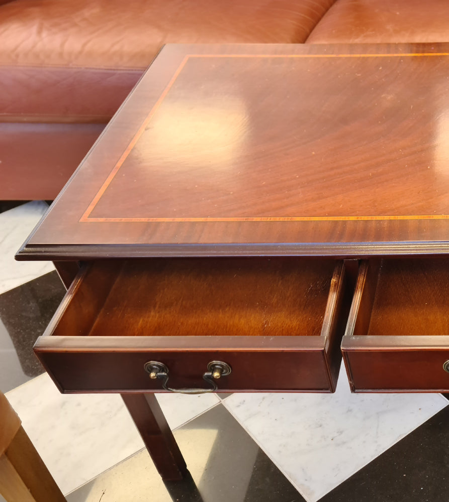 Soffbord med 6 st lådor - Klassiska Engelska Möbler