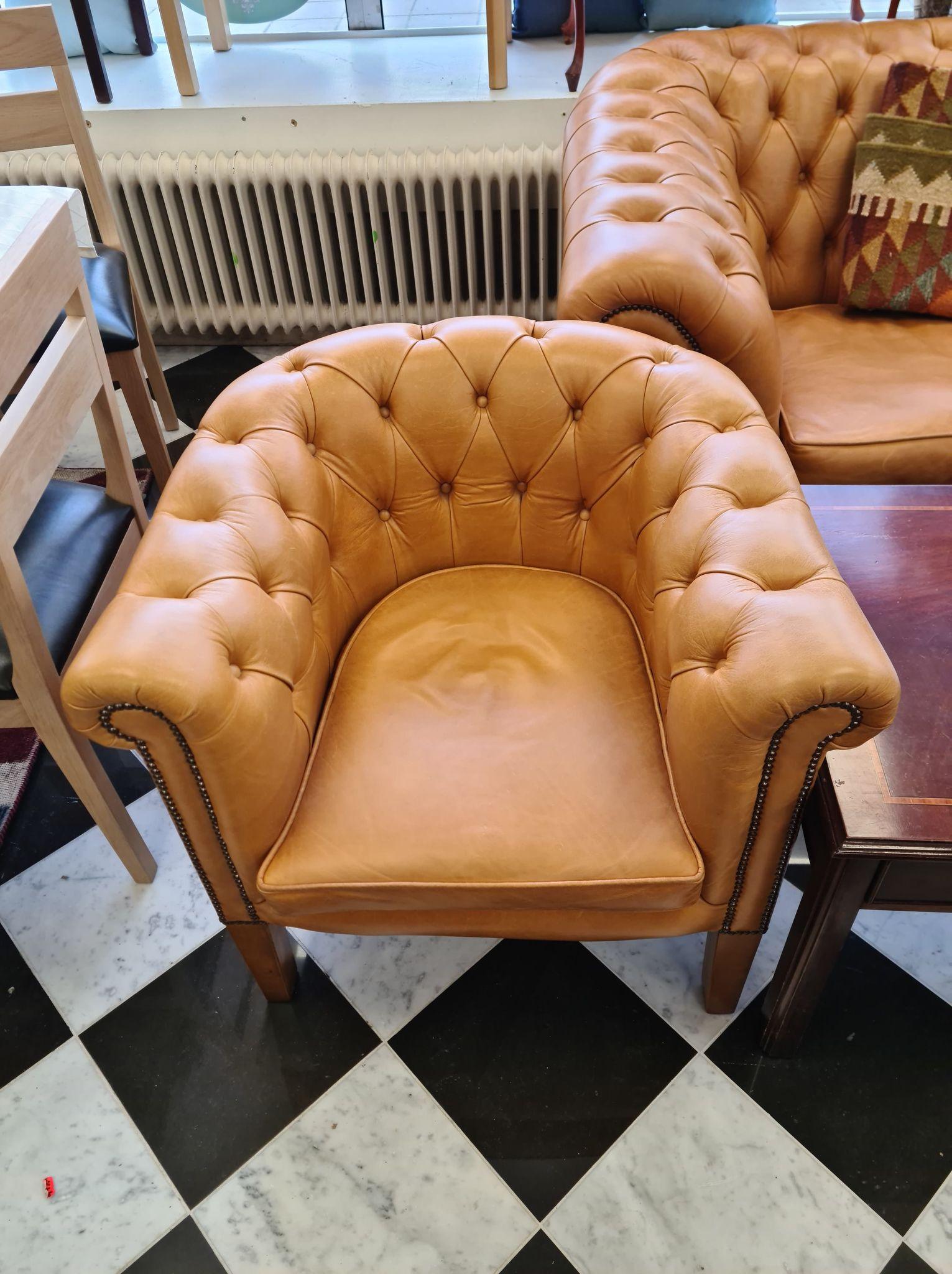 Chesterfield Soffgrupp - NY! - Klassiska Engelska Möbler