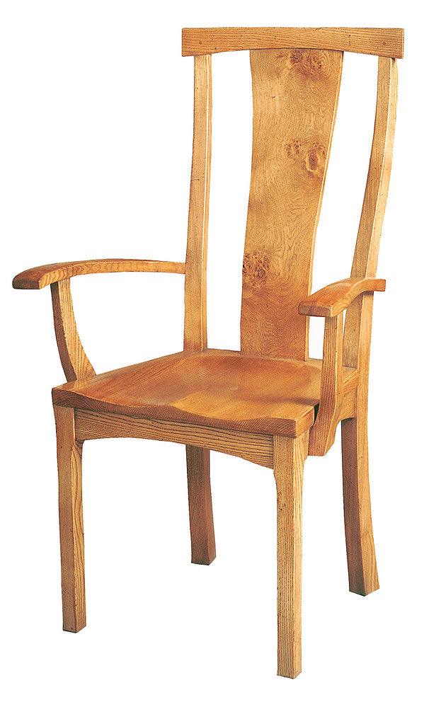 BC76 Frame armchair with solid seat - Klassiska Engelska Möbler