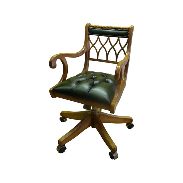 Kontorsstol - Gothic Desk Chair - Klassiska Engelska Möbler