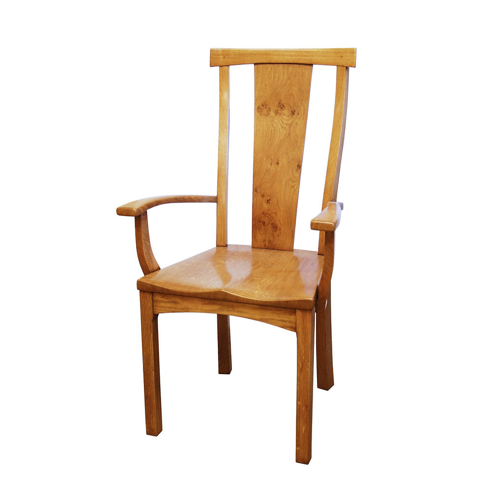 BC76 Frame armchair with solid seat - Klassiska Engelska Möbler