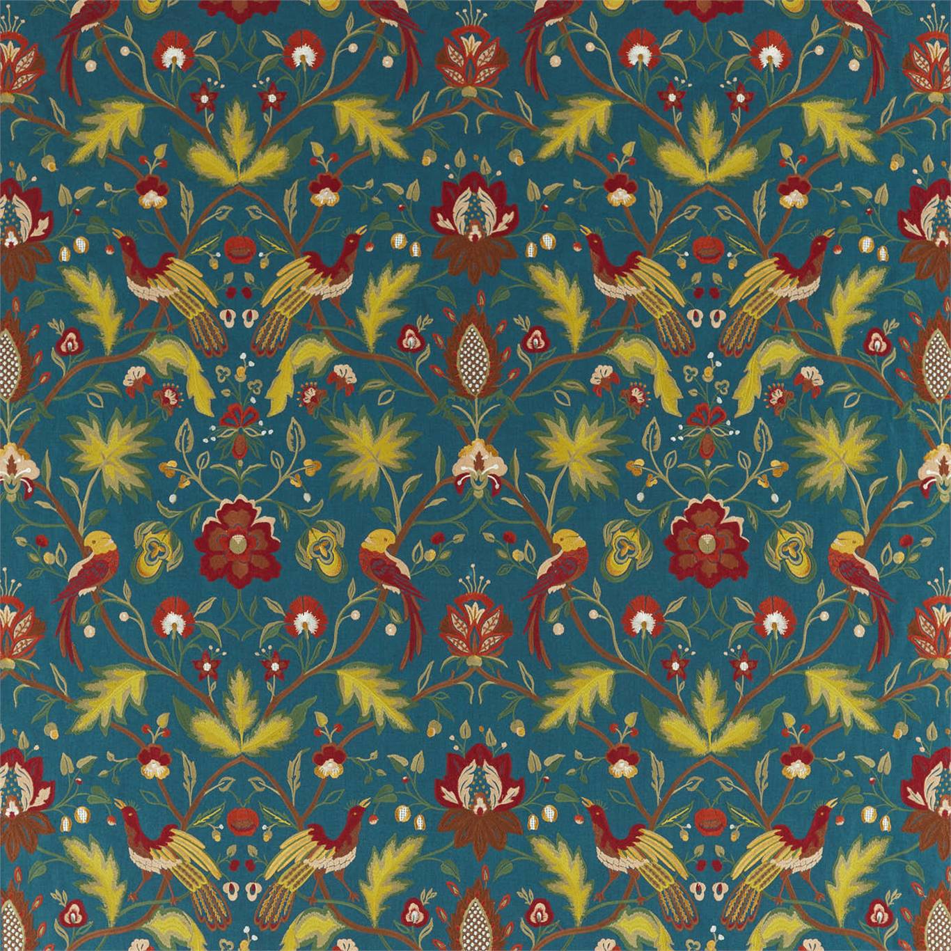 Oiseaux de Paradis Embroidery - Klassiska Engelska Möbler